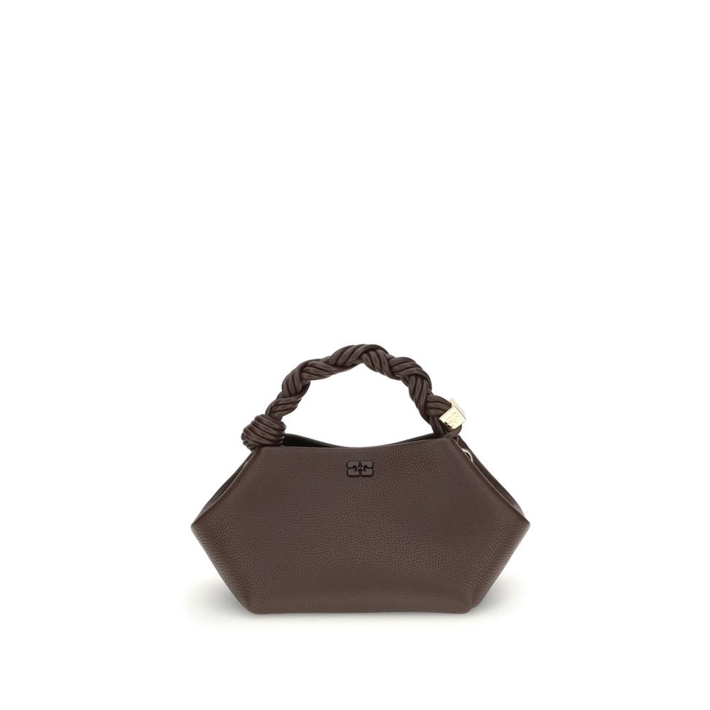 Ganni Brown Recycled Polyester Handbag Ganni
