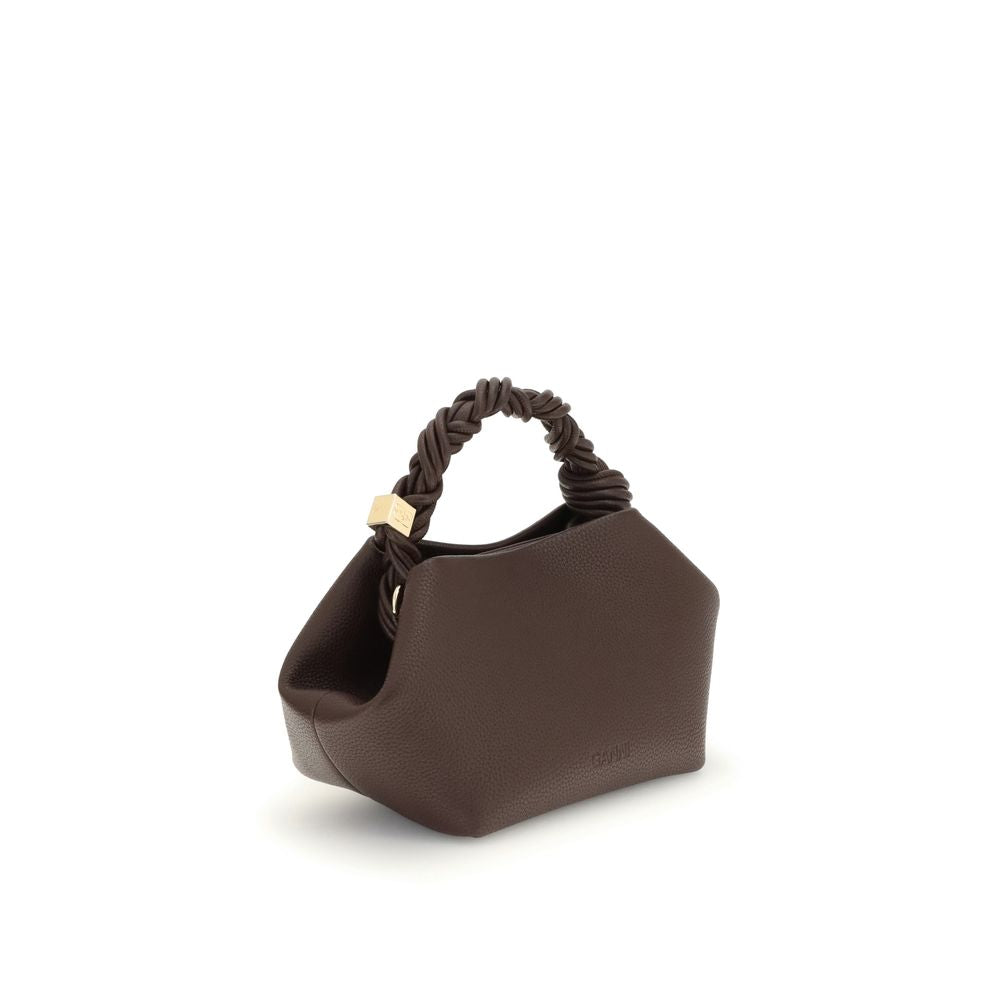 Ganni Brown Recycled Polyester Handbag Ganni