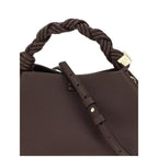 Ganni Brown Recycled Polyester Handbag