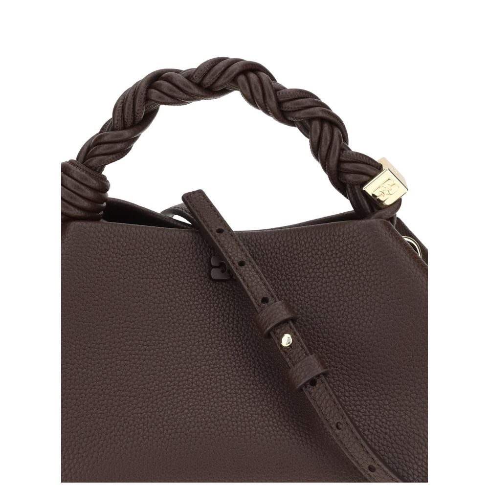Ganni Brown Recycled Polyester Handbag Ganni