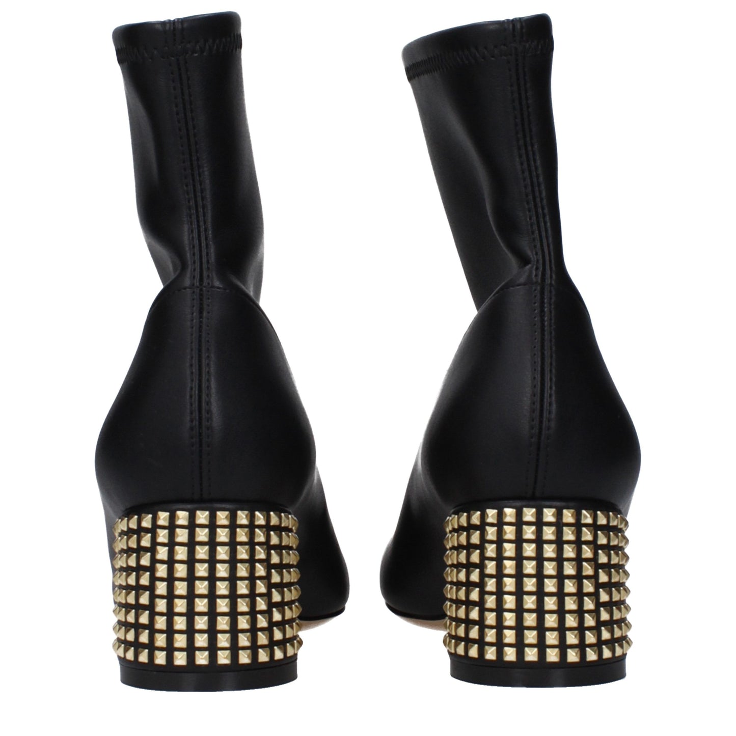 Casadei Black Leather Ankle Boots Casadei