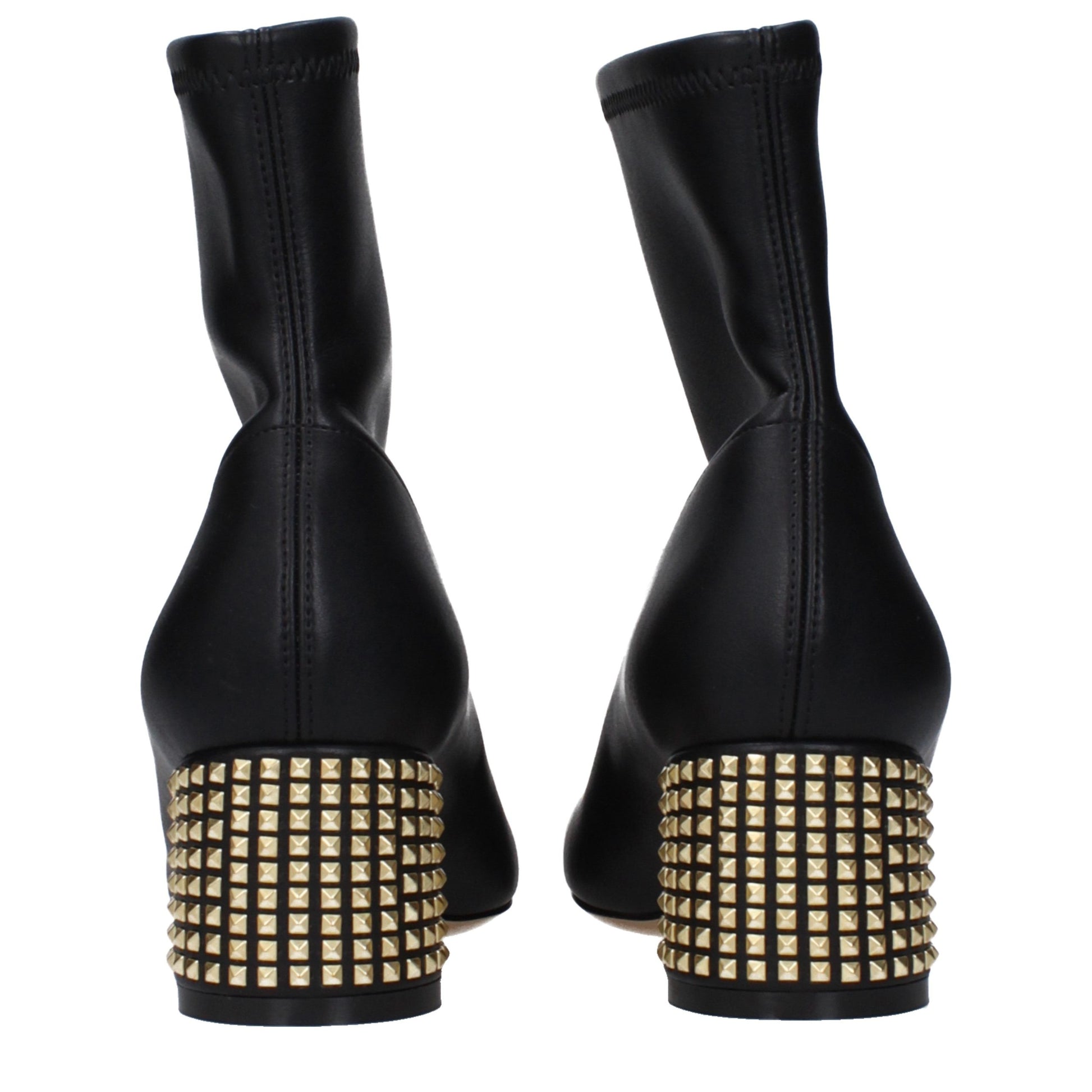 Casadei Black Leather Ankle Boots Casadei