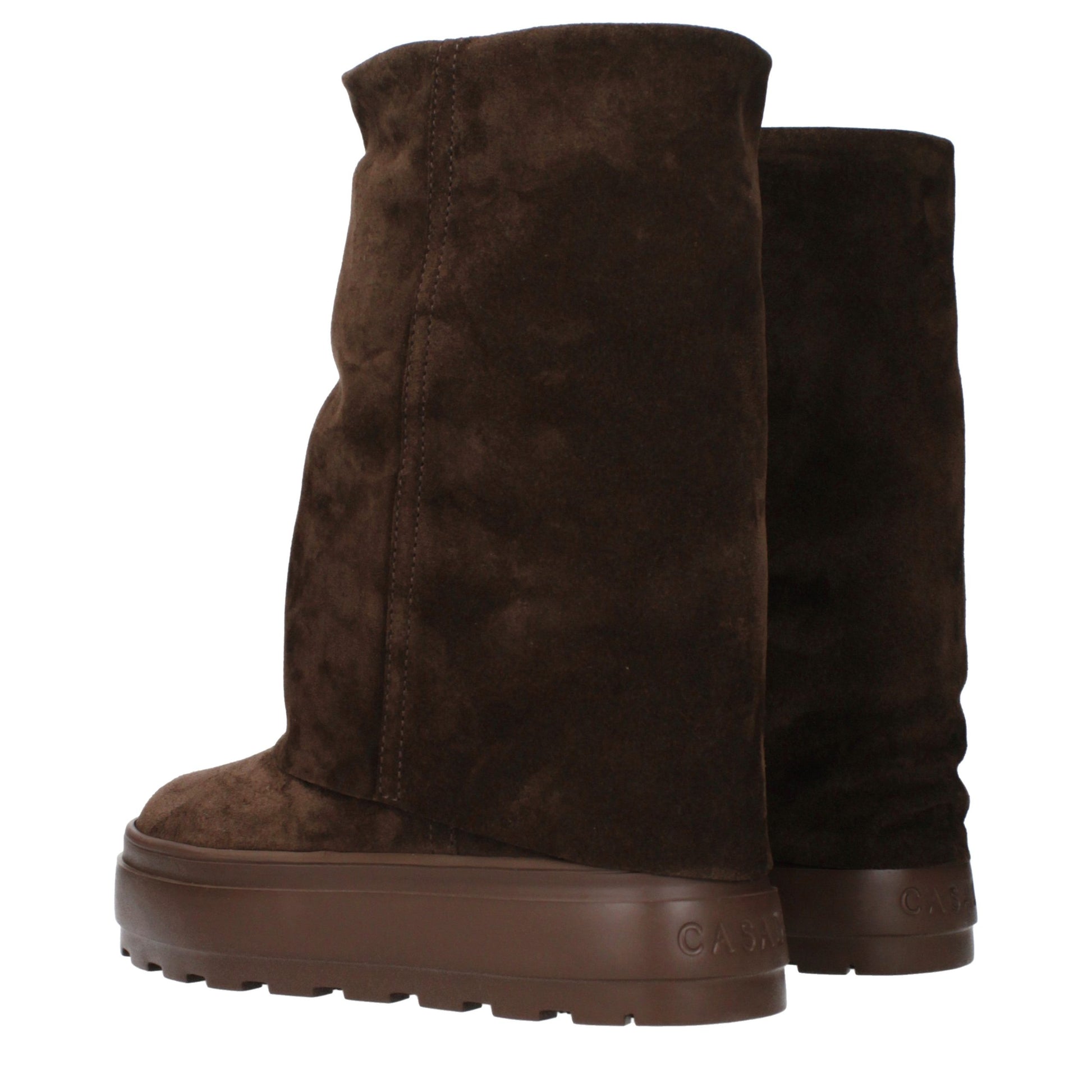 Casadei Brown Leather Ankle Boots Casadei