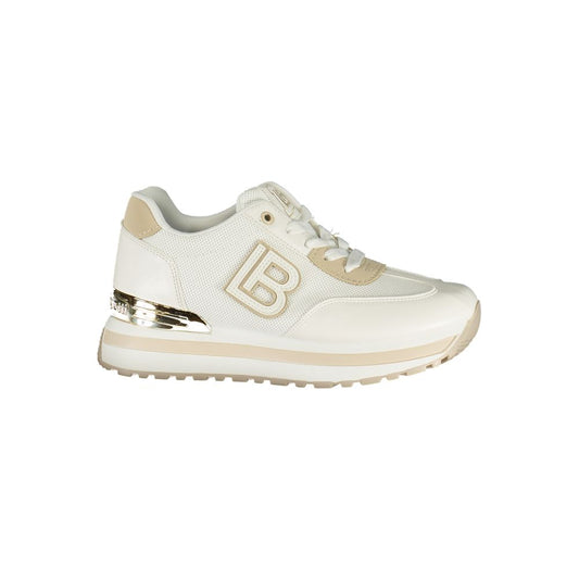 Laura Biagiotti White Polyurethane Women Sneaker Laura Biagiotti