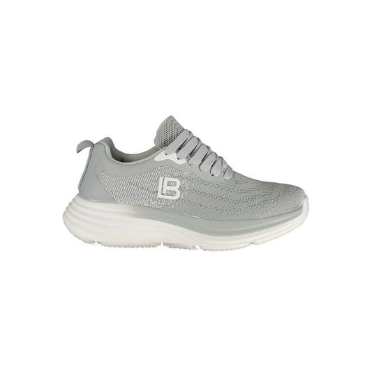 Laura Biagiotti Grigio Polyester Women Sneaker Laura Biagiotti
