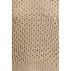 Fabiana Filippi Beige Wool Oves Aries Sweatshirt Fabiana Filippi