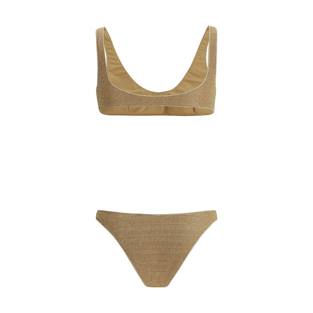 Oséree Gold Polyamide Bikini Oséree