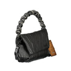 Desigual ecru polyurethane women's handbag with stylish design and structured shape, featuring a top handle and subtle branding.