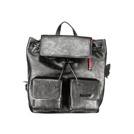 Desigual Black Polyurethane Women's Mini Backpack Desigual