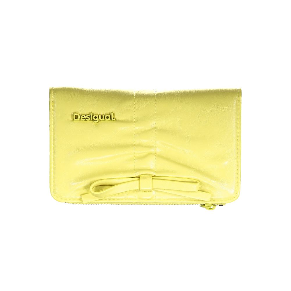 Desigual Giallo Polyurethane Women Wallet Desigual