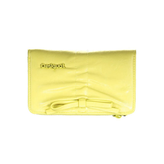Desigual Giallo Polyurethane Women Wallet Desigual