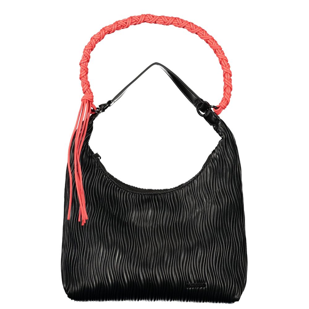 Desigual Giallo mini bag made of yellow polyurethane, stylish women's handbag with a compact design and modern look.