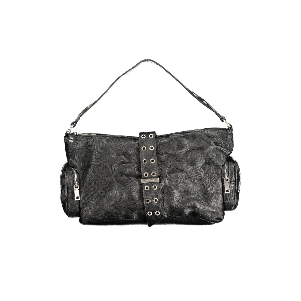 Desigual Nero women's handbag made of polyurethane with stylish design and shoulder strap, perfect for everyday use.