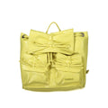 Desigual Giallo polyurethane women's backpack with colorful patchwork design and adjustable straps, stylish and functional.