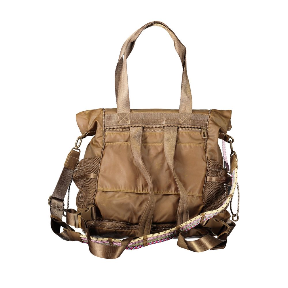 Desigual Marrone Poliestere Woman Backpack Desigual