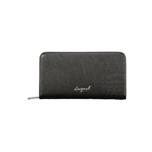 Desigual Nero Poliuretano Woman Wallet Desigual