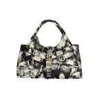 Desigual Nero polyester women's handbag with adjustable shoulder strap and stylish design, perfect for everyday use.