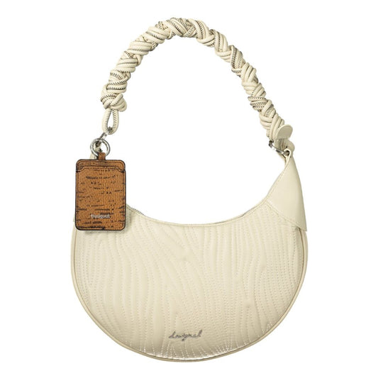 Desigual Bianco Poliuretano Women Handbag Desigual