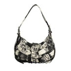 Desigual Nero polyester mini bag for women with colorful abstract designs and a compact, stylish shape.