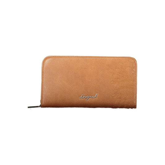 Desigual Marrone Polyurethane Women Wallet Desigual