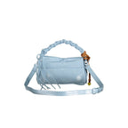 Desigual Azzurro mini bag made of blue polyurethane for women, featuring a compact design and stylish look.