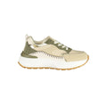 Laura Biagiotti Verde Poliuretano women's sneaker with green upper and white sole, casual athletic footwear.