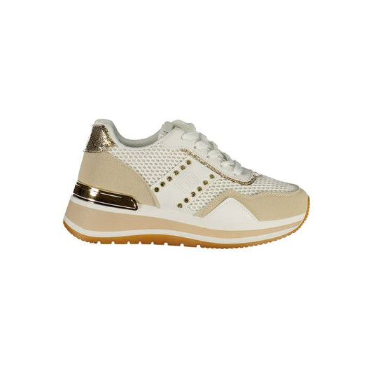 Laura Biagiotti Bianco Polyurethane Women Sneaker Laura Biagiotti
