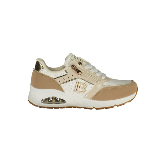 Laura Biagiotti Bianco Polyurethane Women Sneaker Laura Biagiotti