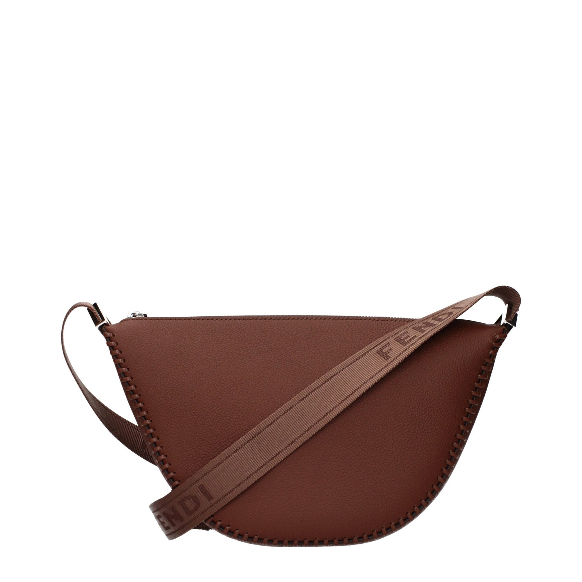 Fendi Brown Leather Crossbody Bag Fendi