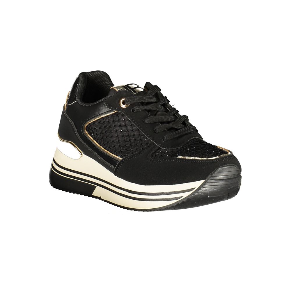 Laura Biagiotti Blue Polyurethane Women Sneaker - Eljoys Fashion 
