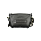 Black Coccinelle Nero Pelle women’s shoulder bag with sleek design and top handles, showcasing elegant leather craftsmanship.