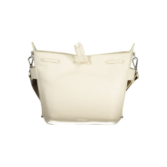Coccinelle Bianco Leather Women Handbag Coccinelle