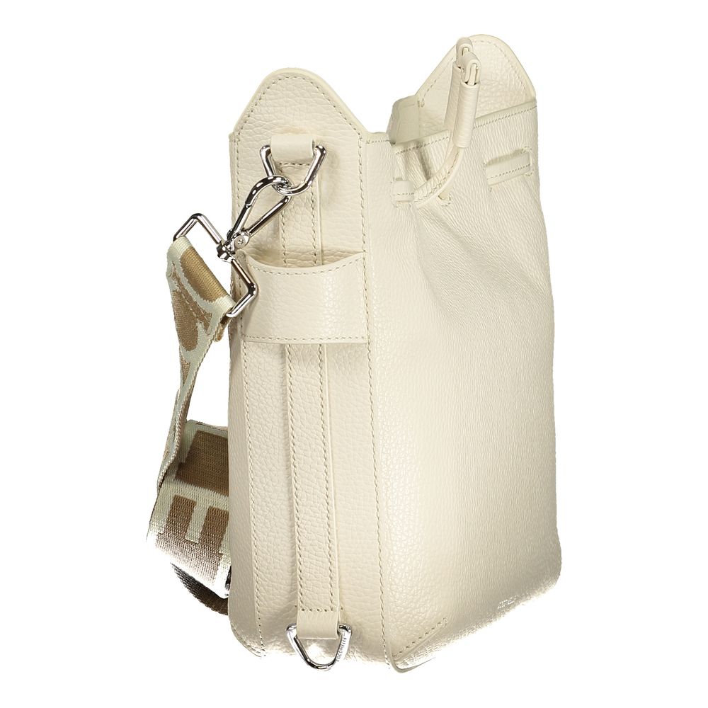 Coccinelle Bianco Leather Women Handbag Coccinelle