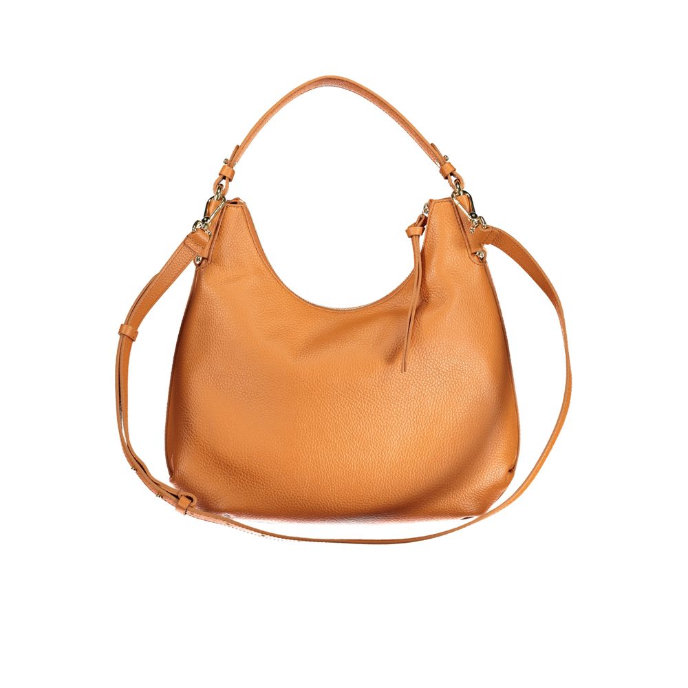 Coccinelle Arancione Leather Women Handbag Coccinelle