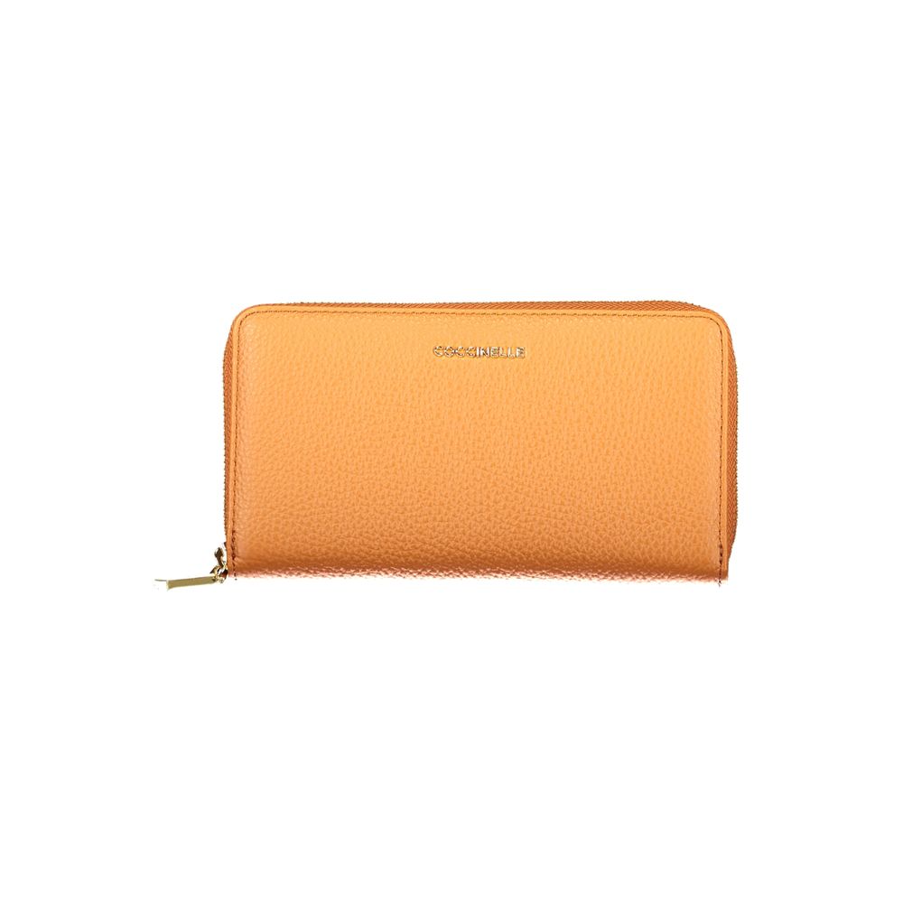 Coccinelle Arancione Leather Women Wallet Coccinelle