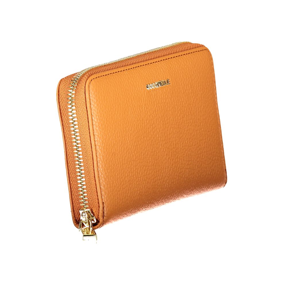 Coccinelle Arancione Leather Women Wallet Coccinelle