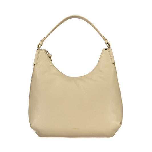 Coccinelle Beige Leather Women Handbag Coccinelle