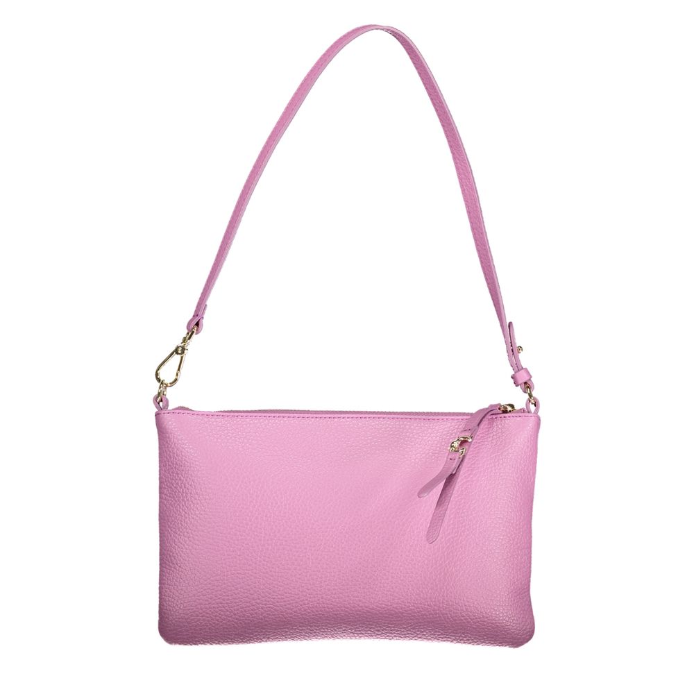 Coccinelle Viola leather women's handbag with sleek design, featuring top handles and subtle branding, in a versatile style.