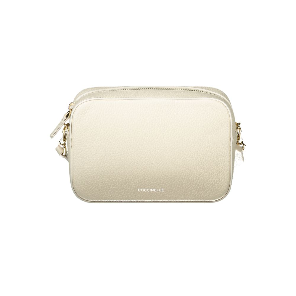 Coccinelle Bianco Leather Women Handbag Coccinelle