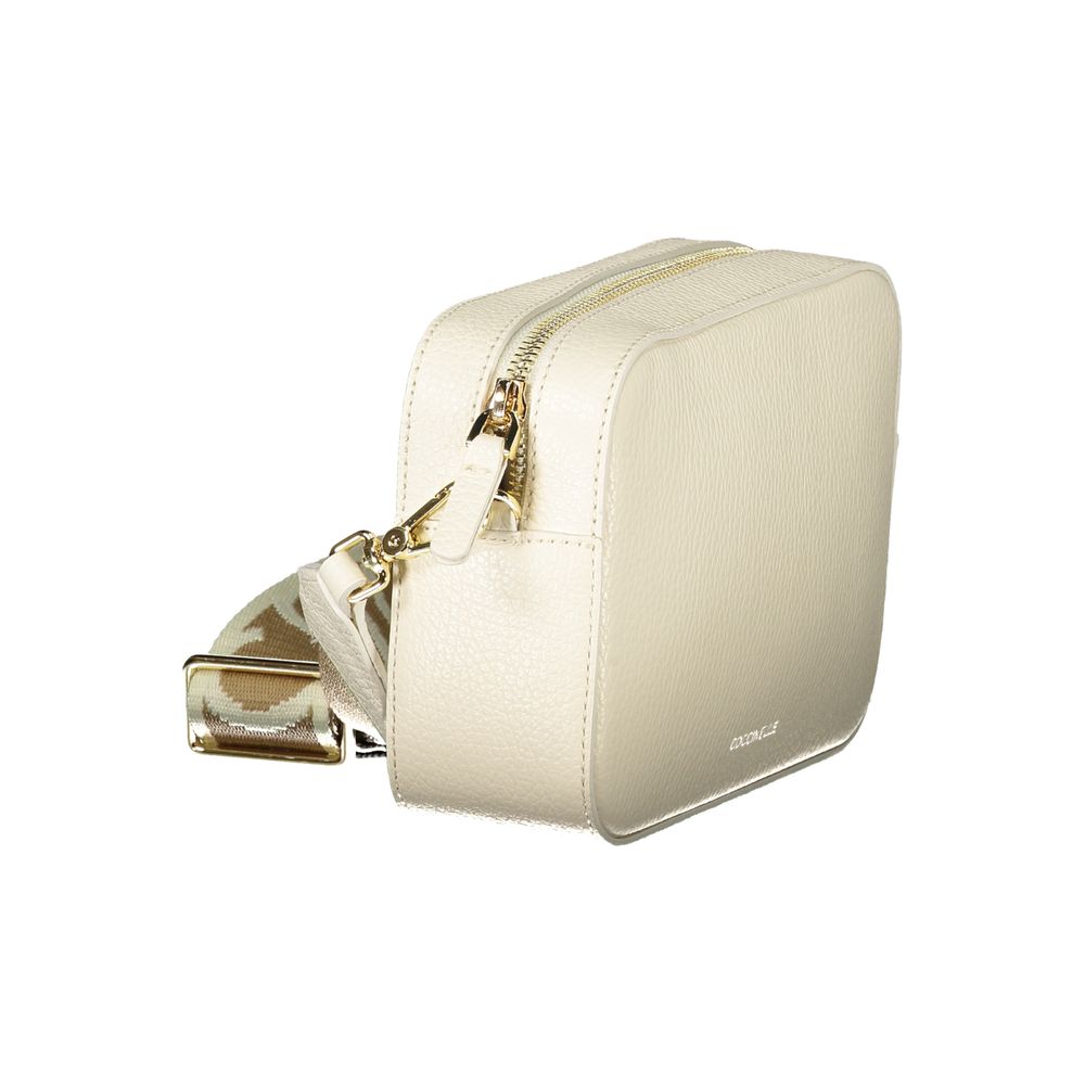 Coccinelle Bianco Leather Women Handbag Coccinelle