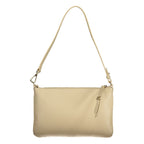 Coccinelle Beige Leather Women Handbag - Eljoys Fashion 
