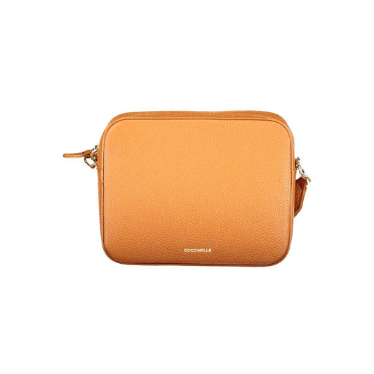 Coccinelle Arancione Leather Women Handbag Coccinelle