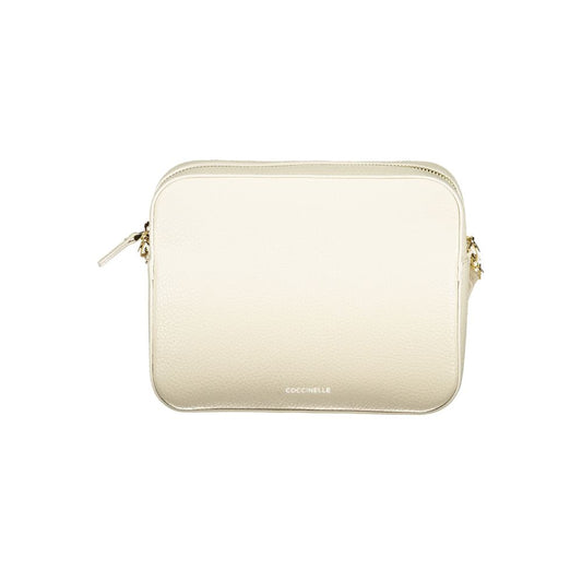 Coccinelle Bianco Leather Women Handbag Coccinelle