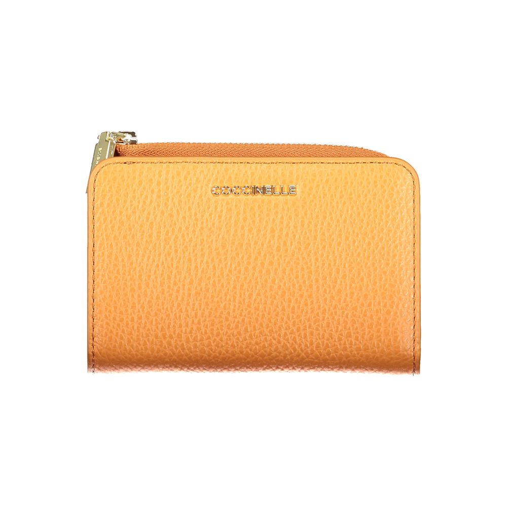 Coccinelle Arancione Leather Women Wallet - Eljoys Fashion 