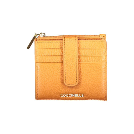 Coccinelle Arancione Pelle Womens Wallet Coccinelle