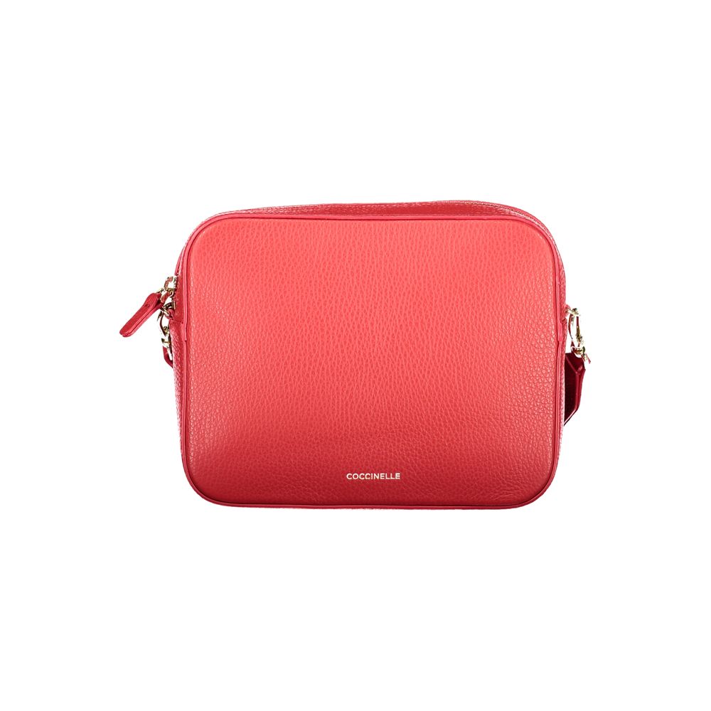 Coccinelle Rosso Leather Women Handbag Coccinelle