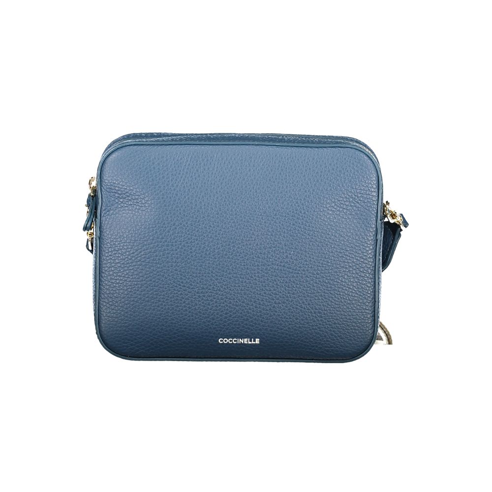 Coccinelle Blu Leather Women Handbag - Eljoys Fashion 