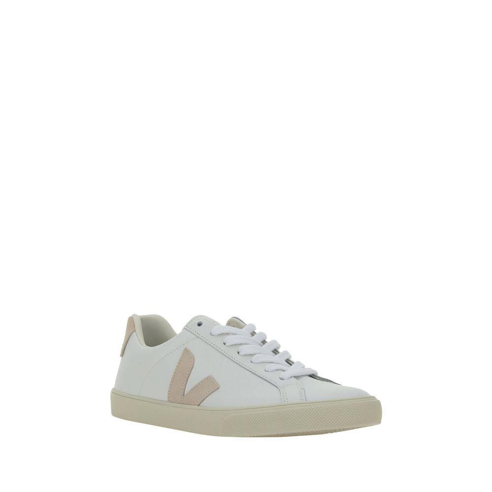 Veja White Calf Leather Bos Taurus Low Top Sneakers Veja