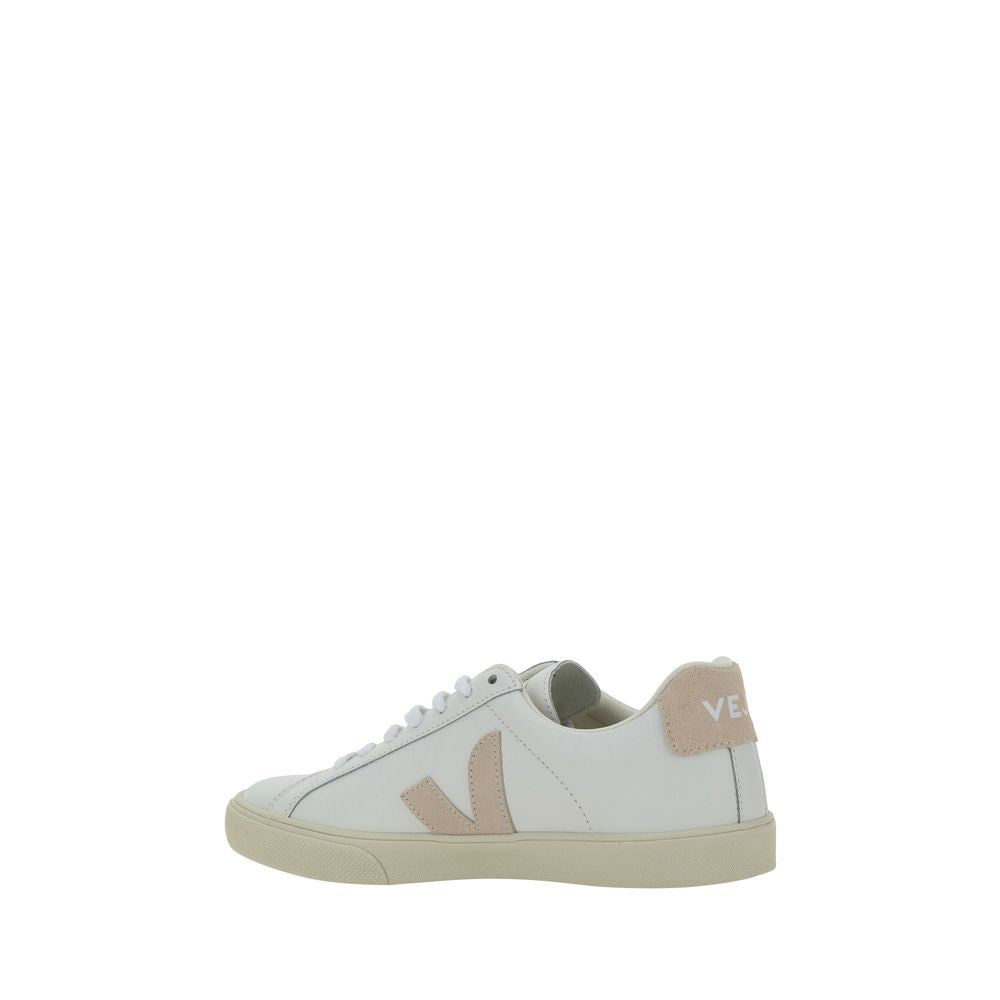 Veja White Calf Leather Bos Taurus Low Top Sneakers Veja