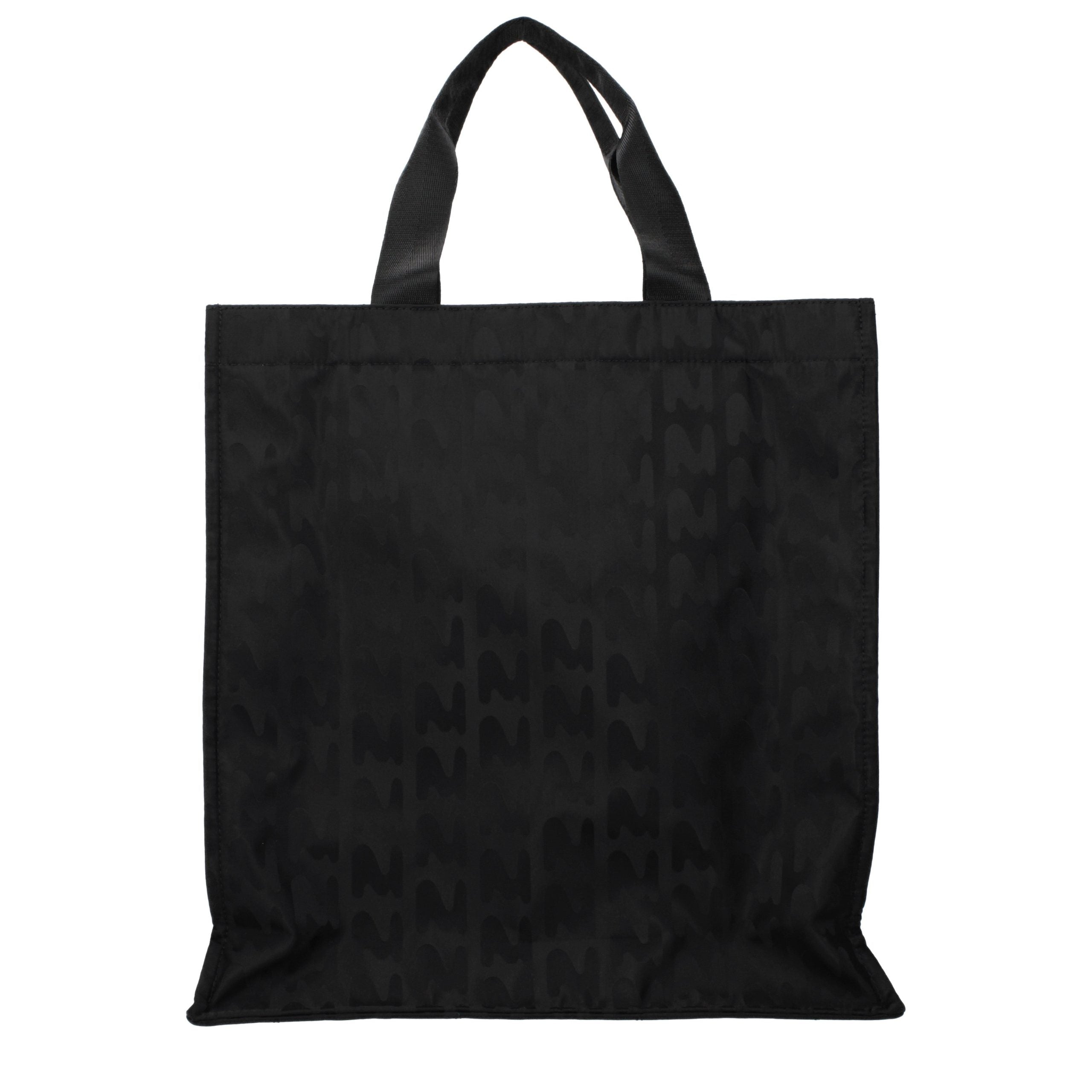 MSGM Black Fabric Handbag MSGM